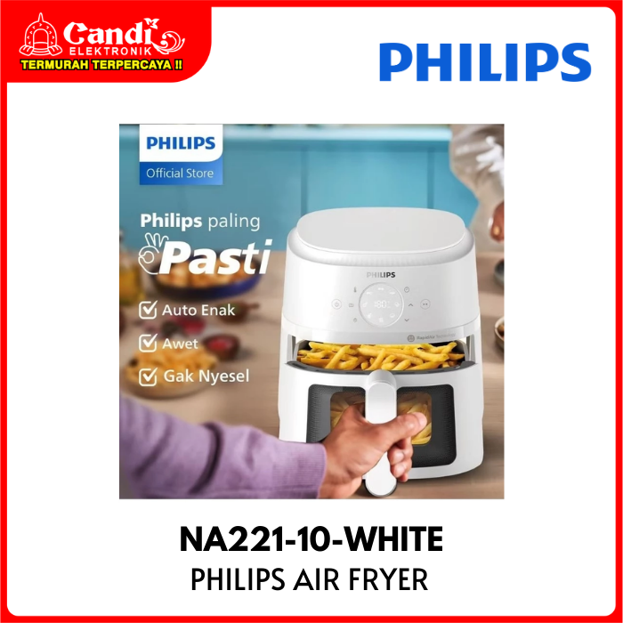 Philips Air Fryer Na221-10-white